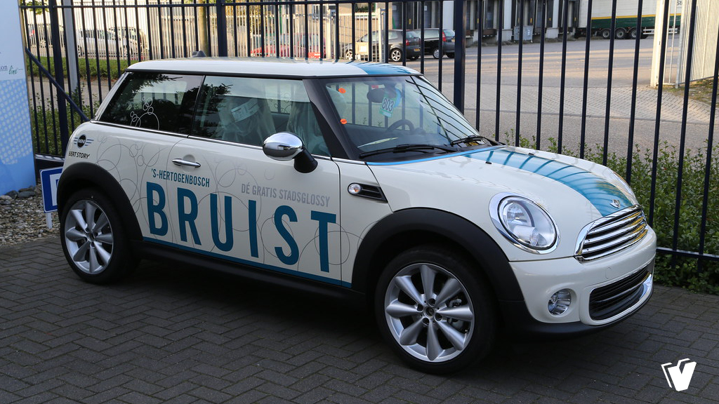  Belettering BMW MINI Bert Story