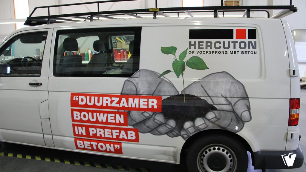 Autobelettering Volkswagen Transporter Hercuton