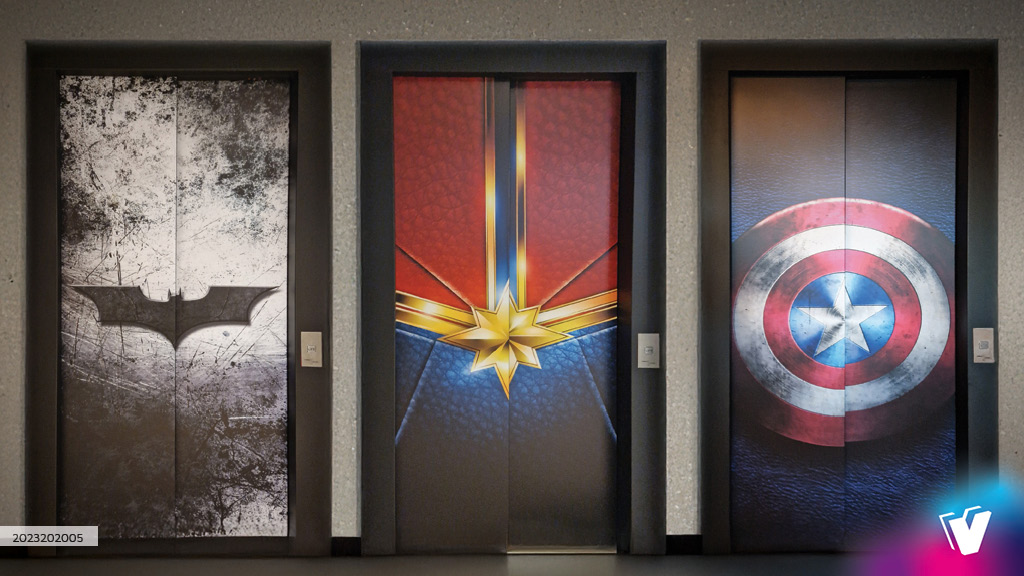 Kas voorzien van prints